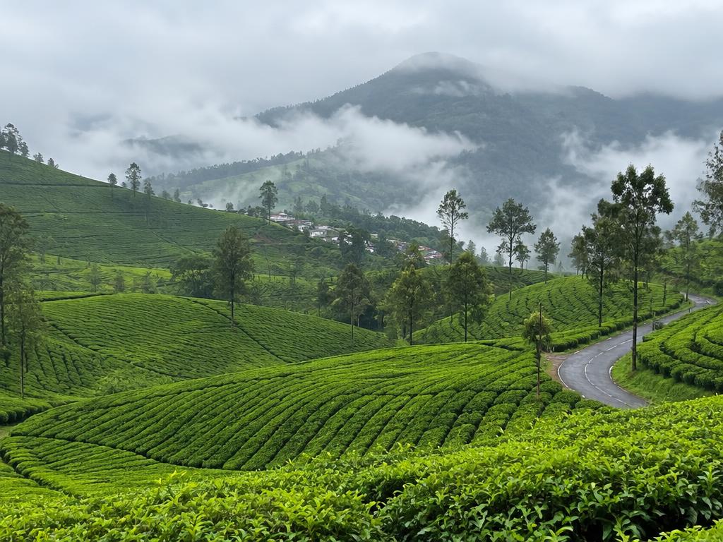 Taxi trips from Tirupur to Munnar